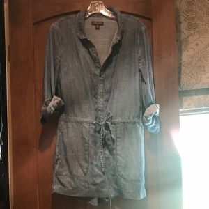 Level 99 Chambray Romper